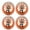 Color:rose gold, variant on 1.9in 4pcs 5 Slots Remote Control Car Wheel Rims Metal Modified Part for Remote Car Climbing Truck Decorative Supplies