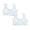 Blue 2PCS, variant on SHenli Girls Training Bras Kids Bra Longline Crop Fixed Pads Underwear for Girl Sports 9-14Y