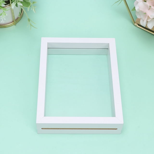 BEADCEST 1Pcs Picture Frame Diy Stereoscopic Plant Specimen Mdf For Table Decoration Home