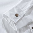 thumbnail image 6 of ZZHZGZ Fourth of July Red Button up Men Mens Shirt Steam Punk Retro Gothic Holiday Fashion Button Clothing Tops Late July Men Oversized T Shirt Xxxl, 6 of 8