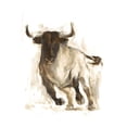 thumbnail image 2 of Harper, Ethan 26x32 Black Ornate Wood Framed with Double Matting Museum Art Print Titled - Rustic Bull II, 2 of 4