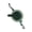 Pine green, variant on JROCHE Rental Room Clothesline with Round Storage Body, Portable Laundry Line for Travel Dorm Balcony and Camping Use