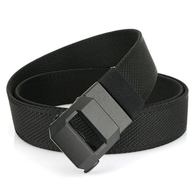 Nylon Ratchet Belt Mens Sports Adjustable Woven Waist Belts Automatic Buckle