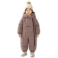 thumbnail image 2 of Zorckvet Kids' Waterproof Hooded Outerwear Coats for Toddler with Flap Pockets, 2 of 9