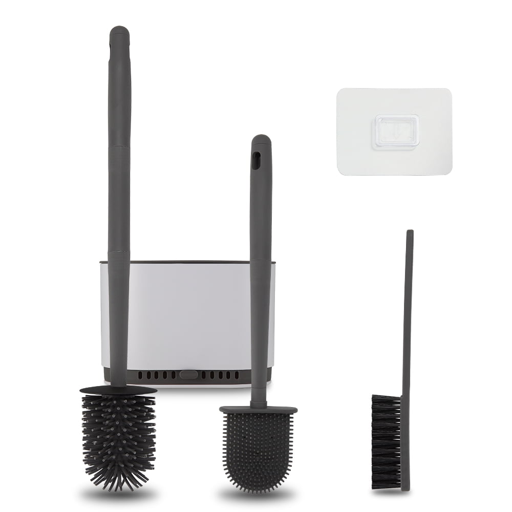 KLDKLD Toilet Brush,Wall Mounted Toilet Brush for Bathroom,AllRound