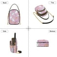 thumbnail image 3 of FORMRS Crossbody Bag for Women Quilted Travel Shoulder Cell Phone Purse with Chain Strap Handbag, Purple Halloween, 3 of 7