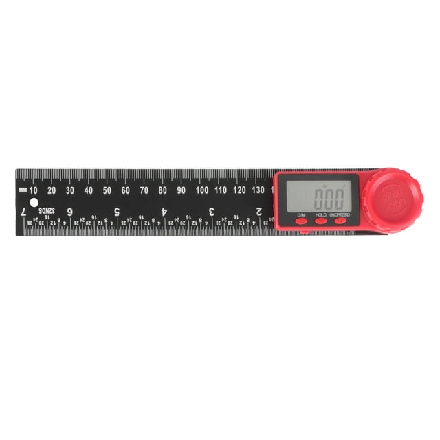 CHICHUMID 1Pcs Digital Display Inclinometer Vernier Caliper Black ABS for Workshop Professionals