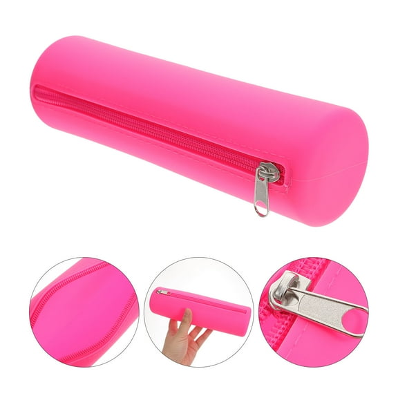 FENGGUIQU Silicone Makeup Brush Holder Travel Case Compact Cosmetic Brush Organizer for Easy Storage