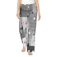 thumbnail image 2 of Picia Cats Group Womens Soft Woven Cotton Elastic Waistband Sleep Pajama Pant Lounge Sleep Pant With Pockets And Drawstring-Small, 2 of 9