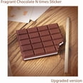 thumbnail image 4 of Chocolate Scented Taste Memo Pad, 80 Sheets Self-Adhesive Reusable Small Notebook, Writing Creative Mini Notebook for School Office..., 4 of 5