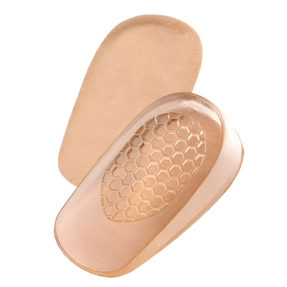 TELOLY 1 Pair Invisible Height Increase Insole Shocks Absorption Pads Gel Heel Lift Inserts for Women Men