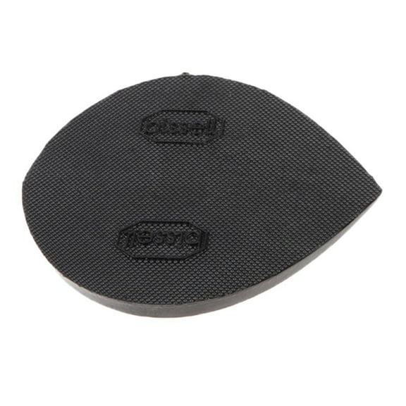 Pack of Durable Rubber Glue on Heels, Shoe Repair Pad Replacement, Black 6.5mm