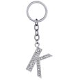thumbnail image 1 of Porte-clés Strass Design A à Z Pendentif Porte-Clés Anneau pour Décoration de Sac à Main, 1 of 8