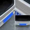 thumbnail image 5 of Rear Bumper Guard Protector for Car, Universal Black Rubber Scratch-Resistant Non-Slip Trunk Door Protector (Grey/104x9CM), 5 of 5