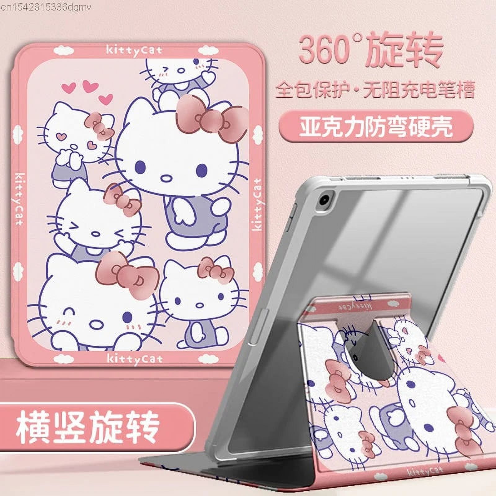 Sanrio Kawaii Hello Kitty Cinnamoroll Acrylic IPad Air 5 Protective ...