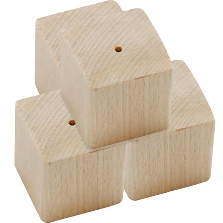

4Pcs Practical Baking Bases Wooden Flower Nail Display Stand Baking Tool