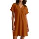 thumbnail image 1 of WILLBEST Vestidos De Verano Para Mujer, Vestido Playero De Lino De Color Liso Con Mangas Cortas Y Cuello En V, Ligero, Transpirable Y Elegante, Informal, Para Vacaciones, Viajes Y Uso Diario., 1 of 3