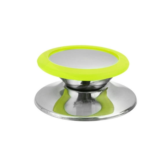 Billuyoard Perilla Universal de acero inoxidable para tapa de olla, reemplazo de perilla antideslizante para el hogar, manija de la tapa, Type3 NO3
