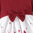 thumbnail image 7 of RMGVDSD Toddler Girls Dresses Cute Short Sleeve Floral Dress With Bow Puff Sleeves A-Line Sundress Casual Holiday Birthday Easter Outfit 18-24 Months, 7 of 7