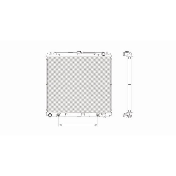 TYC 2807 Radiator Fits 2000 Saturn SC1