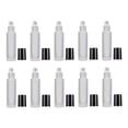 thumbnail image 2 of 10 piezas 10 ml interior de rodillo fino de desodorante natural perfumes envases cosméticos Mini portátil - Mate claro Yinane enrollar botellas, 2 of 6