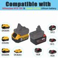 thumbnail image 4 of Adecuado para Batería Makita/Bosch/Dewalt/Milwaukee DM18V678 BMV678 Adaptador de Batería Convertidor para Adaptador de Batería Dyson V6 V7 V8, 4 of 7