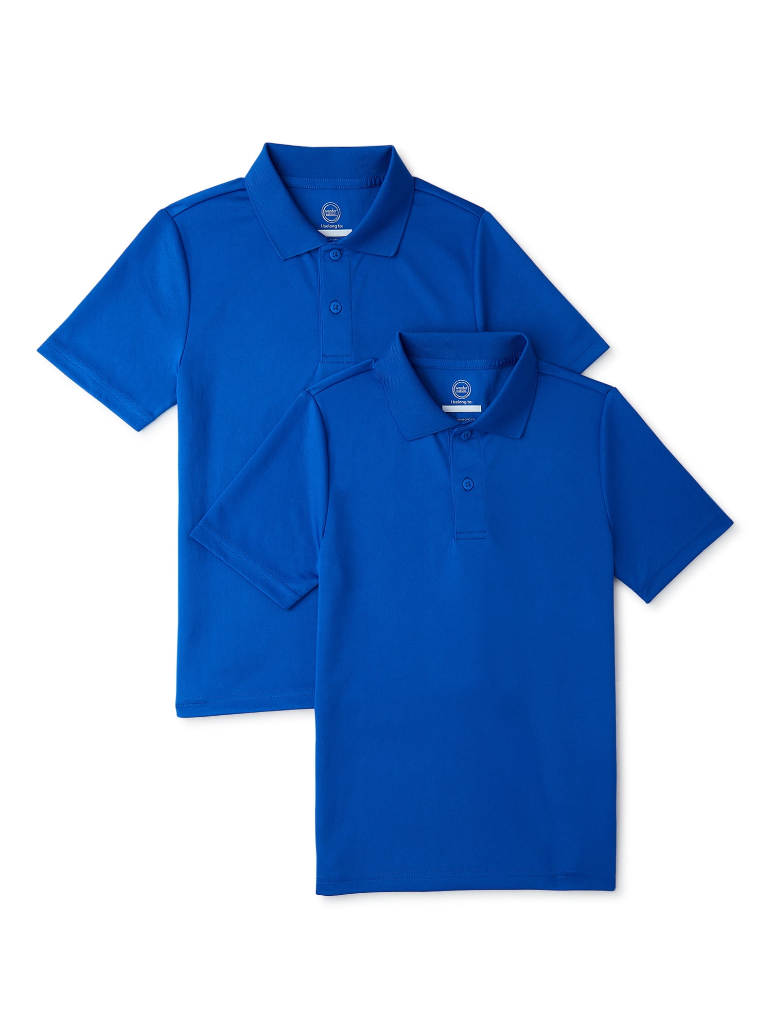 short sleeve navy blue polo shirt Boys Size 10-12 New with tags 