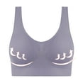 thumbnail image 5 of Blczomt Womens Bra Comfortable No Underwire Gray Bralette Breathable Bras, 5 of 6