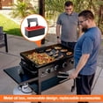 thumbnail image 1 of YAOMOBB Heat-resistant Liner Oil Box Liner Leakproof Large Capacity Reusable Smooth Surface Grease Cup Liner Replacement Grease Tray Liner Silicone Mat, 1 of 6