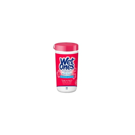 Wet Ones Antibacterial Moist Towelettes Fresh Scent 40 Each by Schick (Pack of 12)