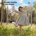 thumbnail image 3 of Mini Karaoke Machine for Kids and Adults, Portable Bluetooth Speaker with 2 Wireless Mics, Pink, 3 of 5