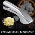 thumbnail image 4 of Garlic Press Crusher and Mincer with Sturdy Construction - Professional Food Grade, Rust Proof, Easy Squeeze and Clean, Dishwasher Safe, 4 of 5