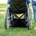 thumbnail image 6 of MUSEYA Wheelchair Under Seat Storage Bag Foldable Oxford Cloth for Travel 1Set, 6 of 8
