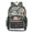 Blossoming Lotus, variant on PVC Transparent Backpacks Clear Backpack for Travel and Outings Abstract Leaves