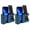 Blue, variant on DECOBAY D3 Wall Mount Phone Holder with Adhesive, Punch-Free Phone Charging Stand and Remote Control Storage Box, Bedside Wall Organizer for Bathroom, Kitchen, Bedroom, Office, 2 Pack, Blue