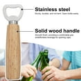 thumbnail image 3 of enjoywould Ouvre-bouteille 2Pcs en Acier Inoxydable Robuste Ouvre-Bouteille avec Poignée Durable Gadget de Cuisine, 3 of 5