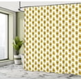 thumbnail image 4 of Ambesonne Avocado Shower Curtain, Exotic Tropical Composition, 69"Wx70"L, Yellow Green Brown, 4 of 4