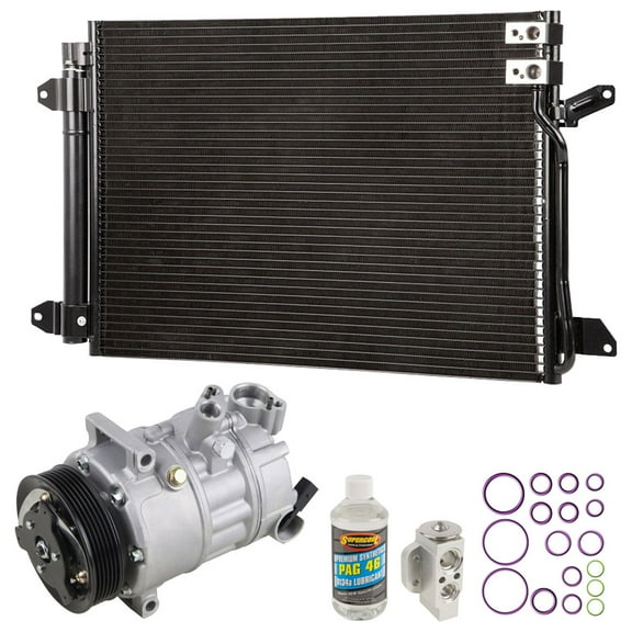 A/C Kit w/ AC Compressor Condenser & Drier For Volkswagen VW Jetta & New Beetle - BuyAutoParts