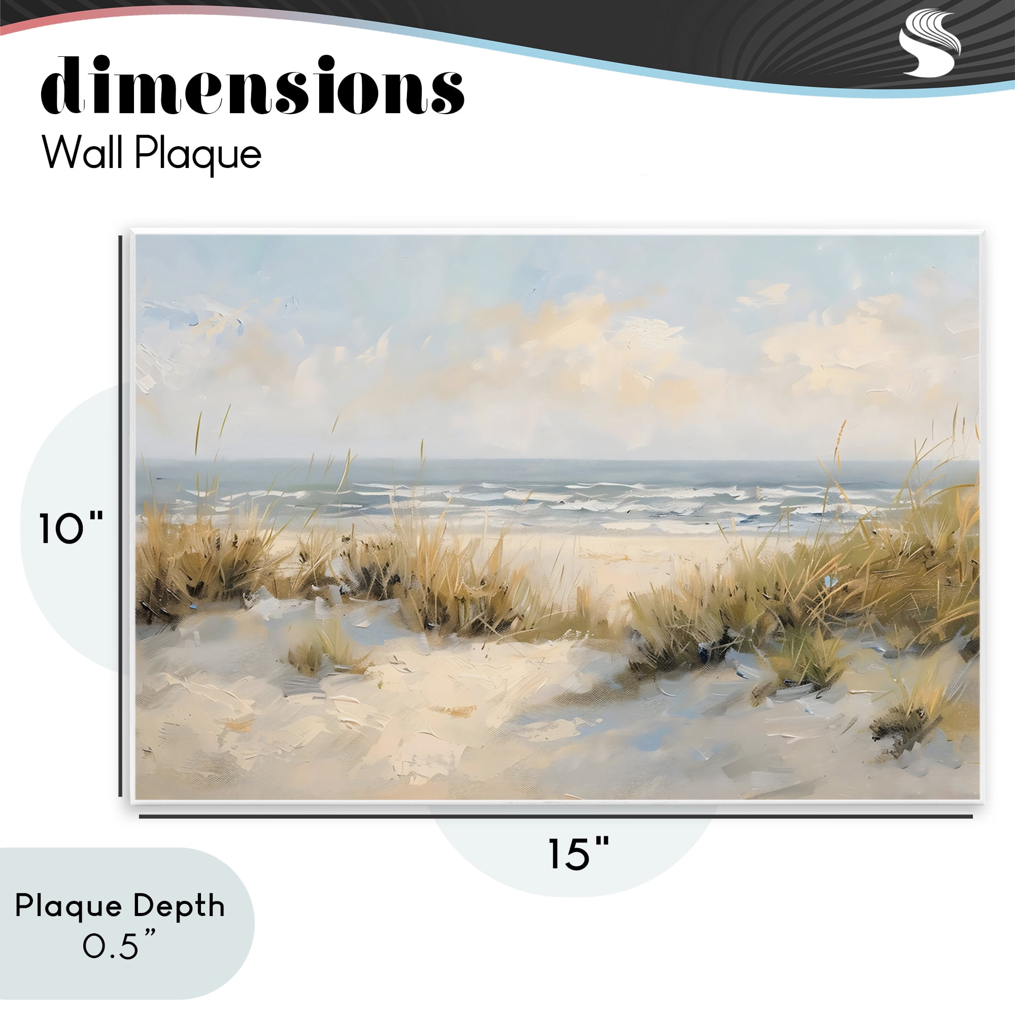 Stupell Industries Coastal Birds Over Dunes Wall Plaque Art, design by Creative Studio