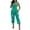 Sky Blue, variant on Aayomet Womens Rompers And Jumpsuits Women Daily Summer Casual O Neck Sleeveless Waist Micro Elastic Band Tied Detail Backless,Green L