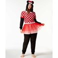 thumbnail image 1 of Briefly Stated Plus Disney Minnie Mouse Combinaison à Capuche à Pois (Assorti, 1X), 1 of 1