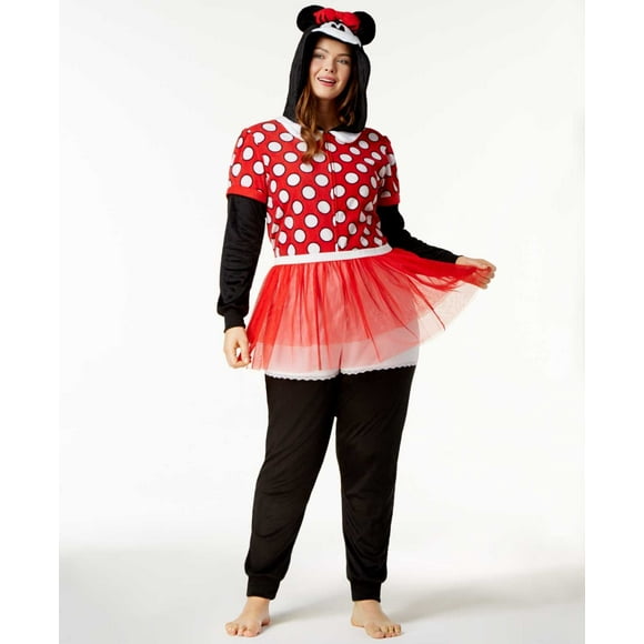 Briefly Stated Plus Disney Minnie Mouse Combinaison à Capuche à Pois (Assorti, 1X)