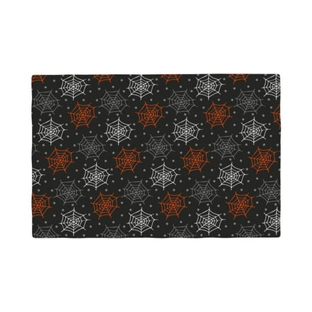 

Placemats Set of 4 Spider Web Heat Resistant Non - Slip Place mats Waterproof table mat for Kitchen Dining-4片装
