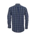 thumbnail image 2 of Western Shirts for Men with Snap Buttons Regular Fit Plaid Mens Long Sleeve Shirts Casual,Navy 001,4X-Large, 2 of 5