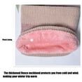 thumbnail image 6 of Women's Warm Winter Hat with Scarf,Winter Beanie Hat Scarf Set for Women,Windproof Warm Soft Knitted Plush Hat and Scarf,Pink, 6 of 8