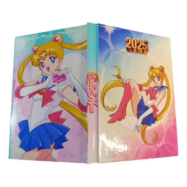 Sailor Moon Agenda 2025 De Pasta Dura Y Hoja Por Día