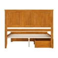 thumbnail image 5 of AFI Nantucket Queen Platform Bed with Matching Footboard and Storage Drawers, Light Toffee, 5 of 6