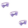 thumbnail image 1 of Greeniant pajarita cuello moda mascotas correas accesorios decoraciones Push-pull cinta para cachorros gatos púrpura punto blanco Type1 NO1 Greeniant CBP256633, 1 of 6