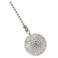 thumbnail image 1 of OULII Rhinestone Decor Ceiling Fan Pull Chain 1 Set White Stainless Steel For Desk Lamp Ceiling Light, 1 of 8