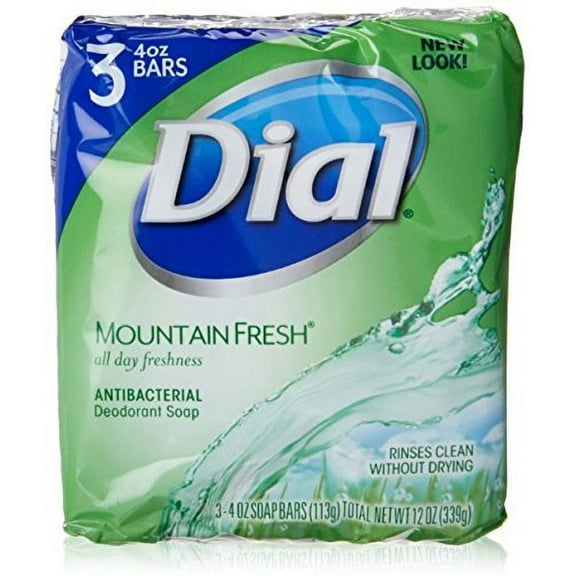 Dial Bar Soap Mountain Fresh 4 Oz. - Pack Of 6 (3 Count Per Pack)